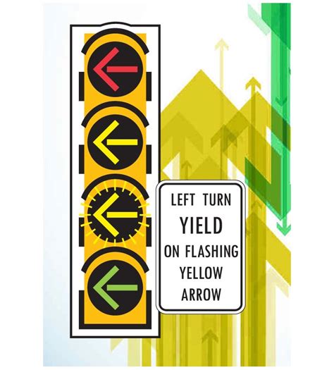Flashing Yellow Arrow Sign