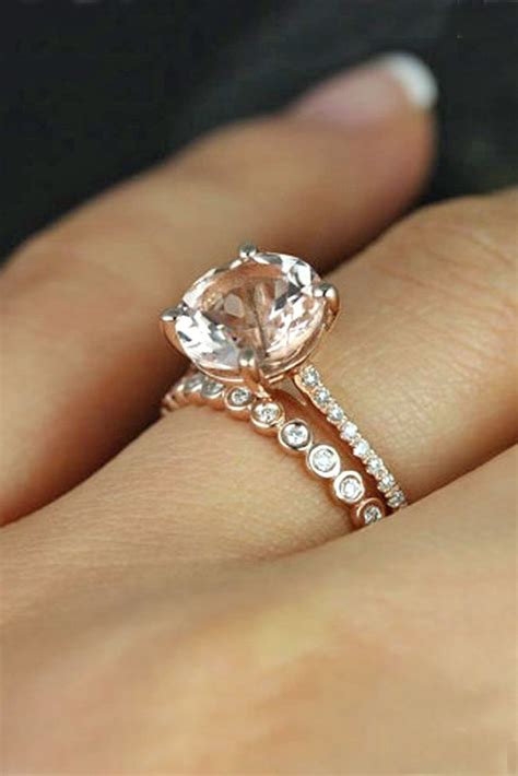 Morganite Engagement Rings 57 Rings We Are Obsessed With Wedding
