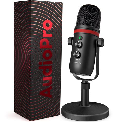 Buy Audiopromicrophone Computer Condenser Gaming Mic For Pclaptop