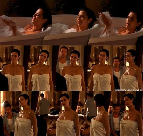 Naked Catherine Bell In JAG. 