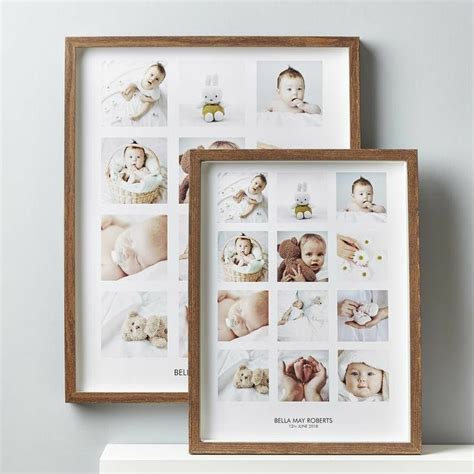 Woodenframe Brown Wooden Canvas Photo Frame For Home Size 2x2 To