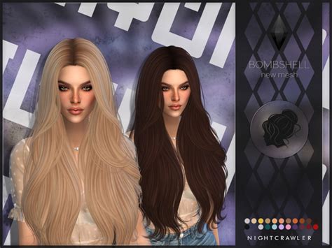 Bombshell Hair By Nightcrawler Sims At Tsr Sims 4 Updates