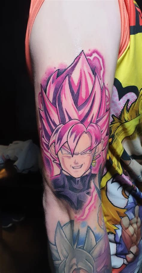 Rose Goku Black Done By Steph At Tenacious Tattoo In Sheffield Rtattoo