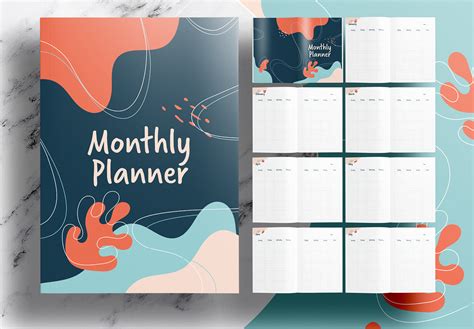 Indesign Template Monthly Planner Layout On Behance