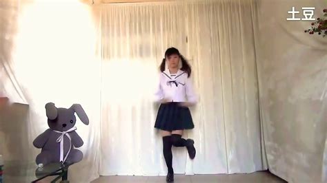 kawai cute school girl dance cute japanese girl dance youtube