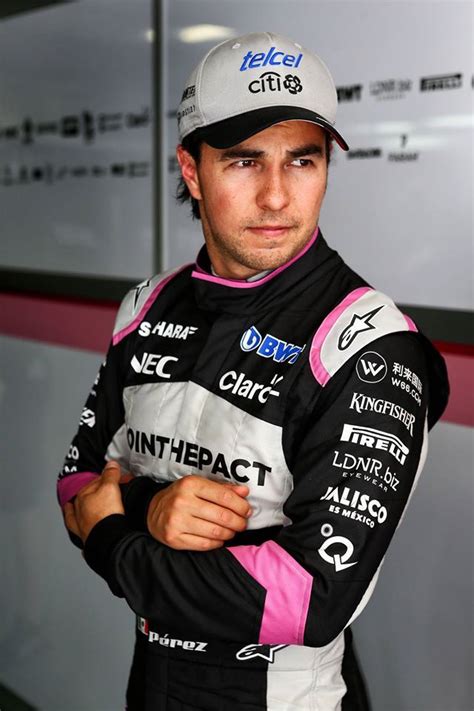 2017 F1 Pilot Sergio Perez Of Forceindiaf1 At The Russian Grand Prix
