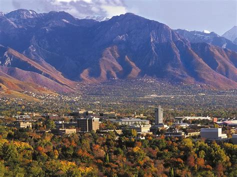 Utah Campus Aerial Photograph By University Of Utah