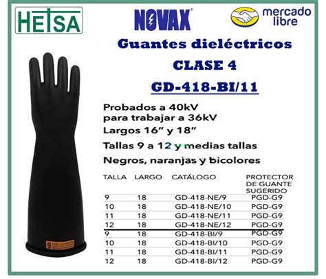 Guantes Dieléctricos Novax Clase 4 Talla11 869000 En Mercado Libre