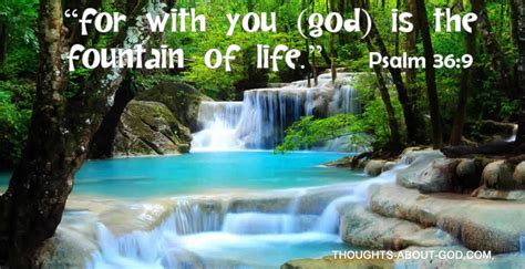 Fountain Of Life Thoughts About God Daily Devotional