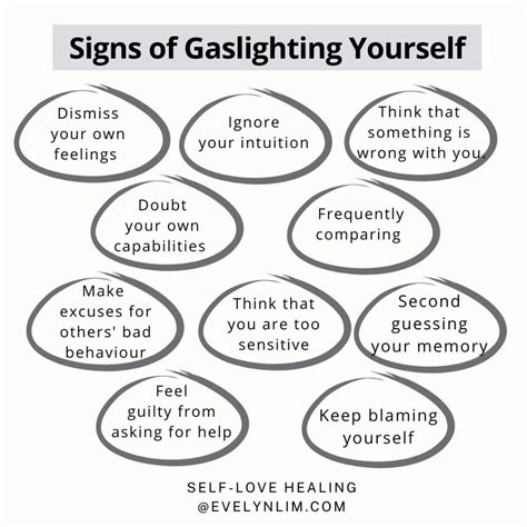 Stop Gaslighting Yourself Learn To Spot The 10 Signs My Self Help