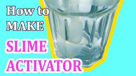 How To Make Slime Activator At Home 👍🙂 Us Version Youtube