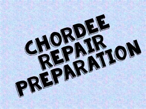 Chordee Repair Preparation Youtube