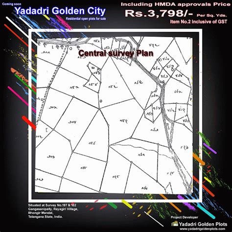 Yadadri Golden Plots Residential Open Plots Layout Plan