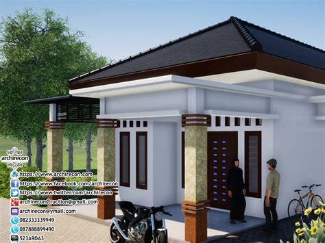 Model teras rumah minimalis sederhana modern renovasi sumber : Dak Cor Rumah Minimalis