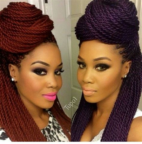 1 1b 2 4 27 30 350 60 blue bug lilac periwinkle purple red sm1b30 vintage rose 613 sm1b27. #350 & violet twist | Crochet braids hairstyles, Braided ...
