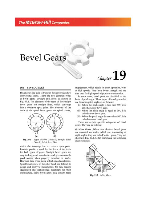 Bevel Gears Please Follow This Notes Bevel Gears Chapter 19 19