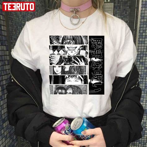 Junji Ito Horror Anime Manga Collection Unisex T Shirt Teeruto