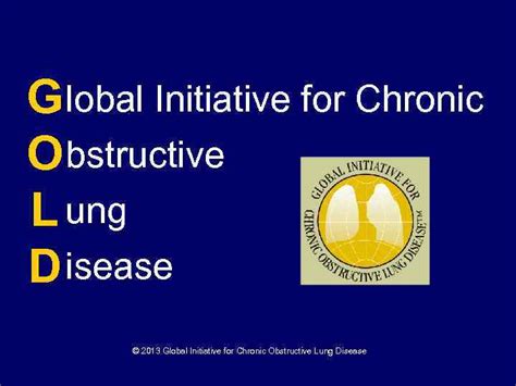 Global Initiative For Chronic Obstructive Lung Disease Gold