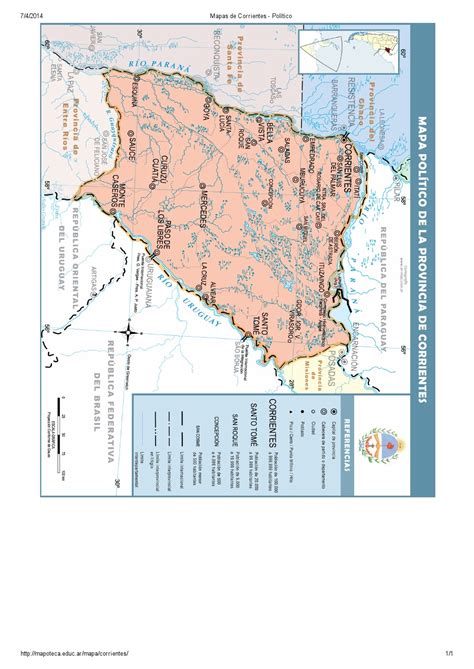 Mapa Para Imprimir De Corrientes Argentina Mapa De Capitales De