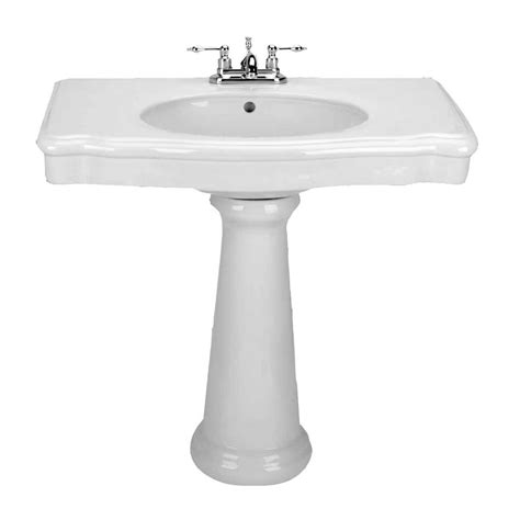 Darbyshire 34 12 In Pedestal Combo Bathroom Sink In