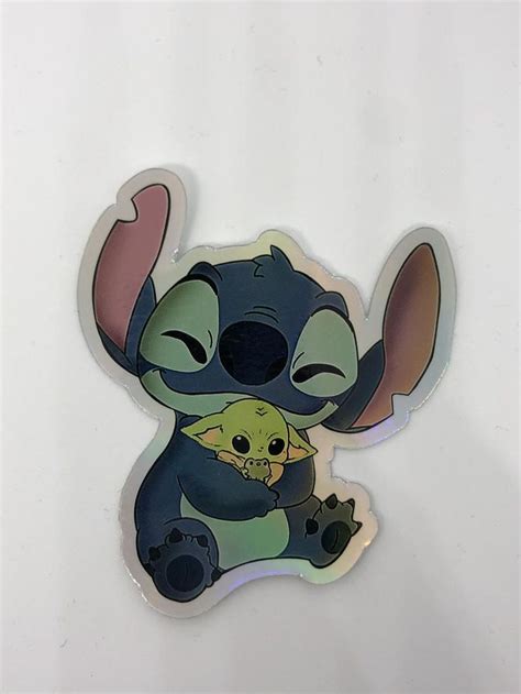Baby Yoda And Stitch Wallpaper Realtec