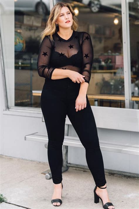 these looks will convince you to try sheer tops this summer sheer bodysuit outfit sheer top