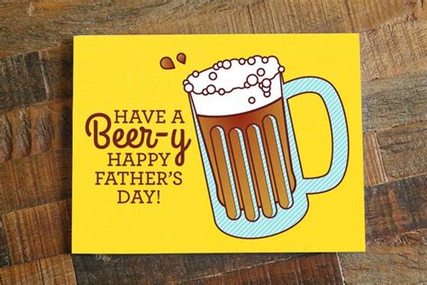 Items Similar To Funny Card For Dad Have A Beer Y Happy Fathers Day