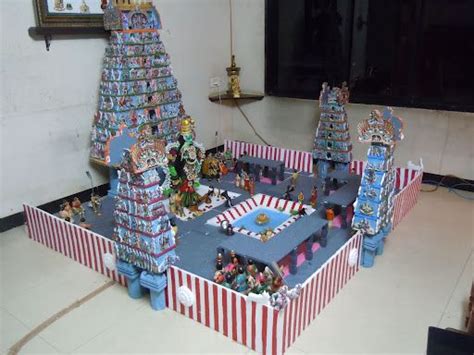 Crepe paper marigold decoration ideas. 2013 Special themes for Navratri Golu Festival |Different ...