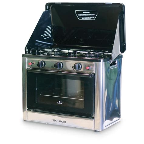 This camping and grilling table has been so popular in many of our videos. Stansport Outdoor Propane Gas Stove and Camp Oven ...