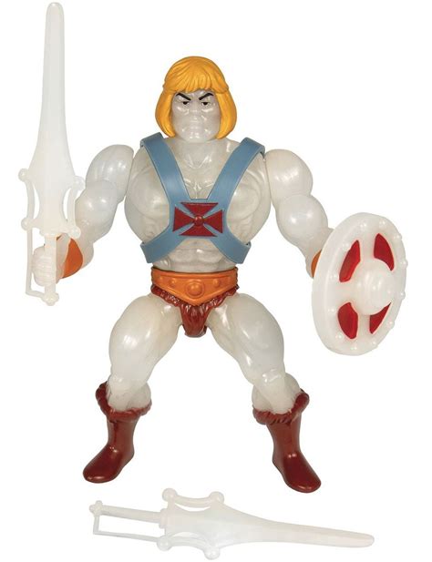 Masters Of The Universe Vintage Series 4 He Man 55 Action Figure Glow