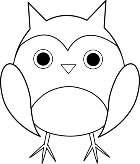 Download High Quality Owl Clipart Black And White Cute Transparent Png