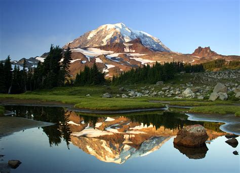 Snow Mountains Nature Summer Hd City Wallpapers