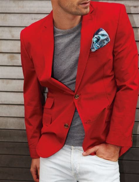 Red Blazer For Men Emanda Seres