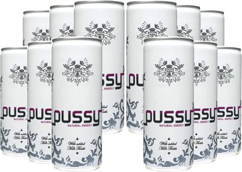 Pussy Natural Energy Drink Uncensored Cans Case Of 12 X 250ml Amazon