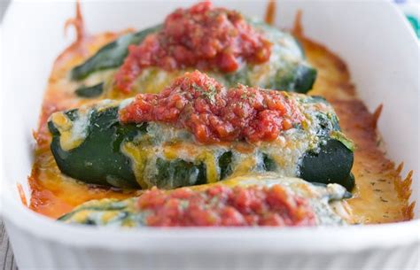 Baked Chili Rellenos With Salsa Chicken Mexican