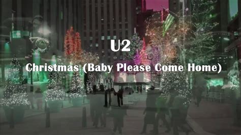 U2 Christmas Baby Please Come Home 1987 Originals