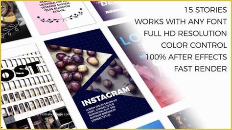 It allows motion artists, influencers or anyone to create amazing looking instagram story posts all inside of. 62 Instagram Stories after Effects Template Free ...