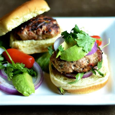 Grilled Chipotle Cilantro Turkey Burgers Recipe