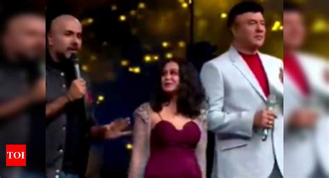 Indian Idol Judges Anu Malik Neha Kakkar And Vishal Dadlani Grace The Stage Of Superstar Singer