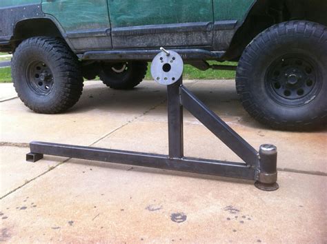 I first drilled some holes in my tire by measuring the circumference of the tire then this swing reminds so much of my childhood. Dana 44 hub swing out tire carrier and custom bumper - Jeep Cherokee Forum