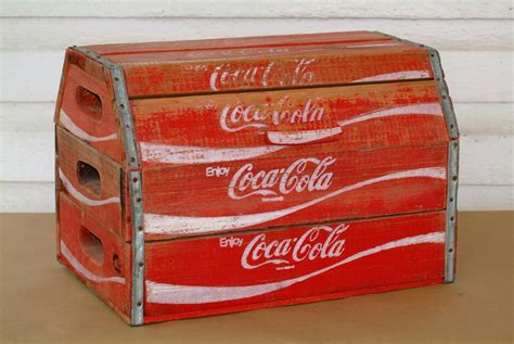 Custom Coca Cola Chest Built From Wooden Coke Crates