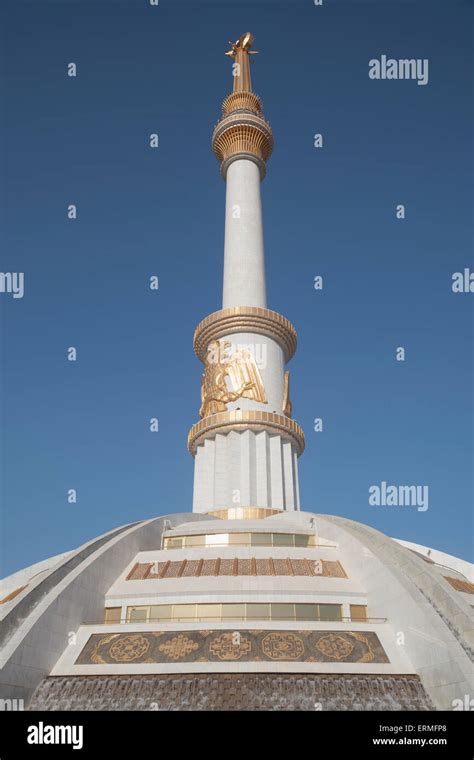 Monument Of Independence Independence Park Ashgabad Turkmenistan