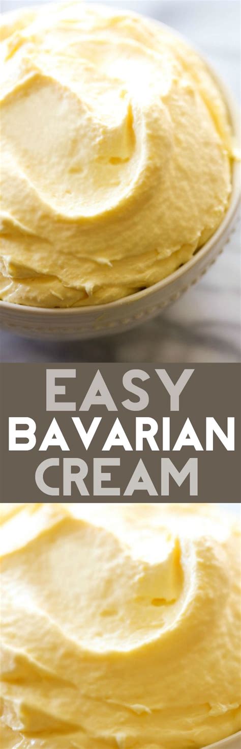 Easy Bavarian Cream Chef In Training Recipe Filling Recipes