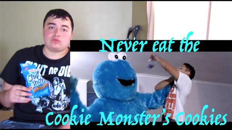 Dont Touch The Cookie Monsters Cookies Reaction Youtube