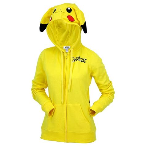 Mighty Fine Pokemon Pikachu Juniors Costume Zip Up Hoodie Walmart