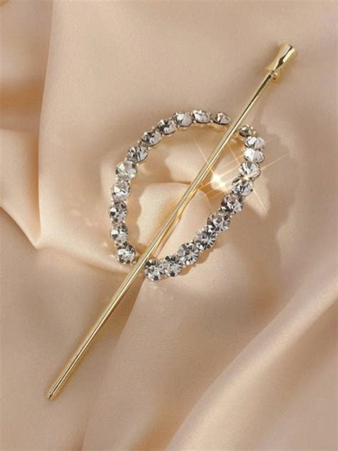 Luxury Rhinestone Gold Hair Pin Gold Bobby Pin Beautiful Etsy