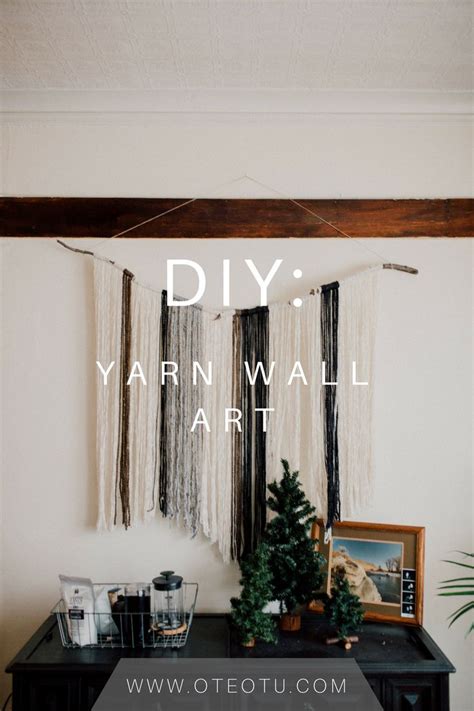 76 diy wall art ideas for those blank walls. DIY Crafts - DIY Yarn Wall Art || Do It Yourself || Yarn Wall Hanging || Wall Art || Craft Pr ...