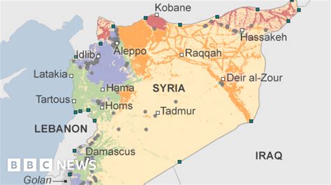 Syria Mapping The Conflict Bbc News