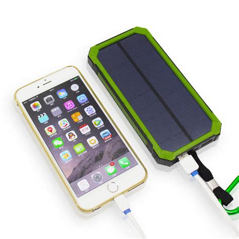 Solar Mobile Phone Charger 12000mah Dual Usb Waterproof