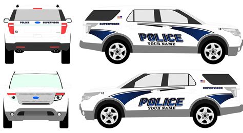Police Car Decal Designs
